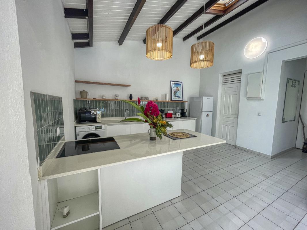 12.Location villa piscine Saint François Guadeloupe_Cuisine